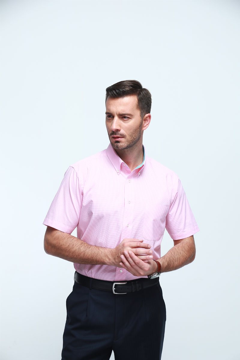 Men's woven dress shirt
