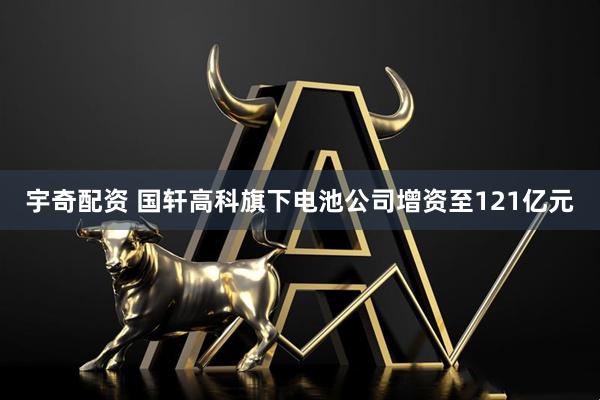 宇奇配资 国轩高科旗下电池公司增资至121亿元